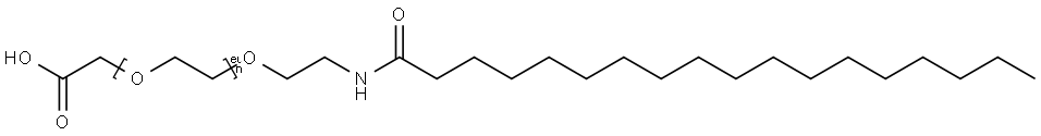 PEG-2 STEARAMIDE CARBOXYLIC ACID Struktur