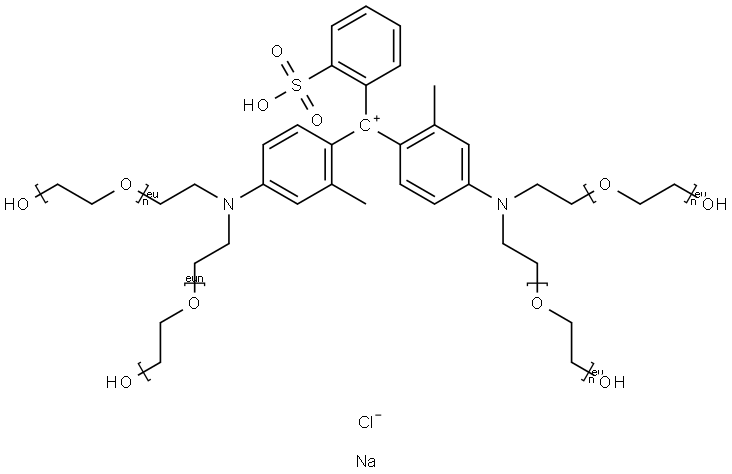 FD&CBLUENO.1METHYL-PEGDERIVATIVE Struktur