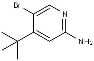 5-Bromo-4-tert-butyl-pyridin-2-ylamine Struktur