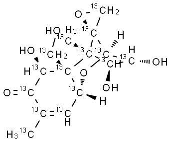 Nivalenol-13C15 solution Struktur