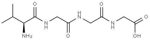 Glycine, N-[N-(N-L-valylglycyl)glycyl]- Struktur