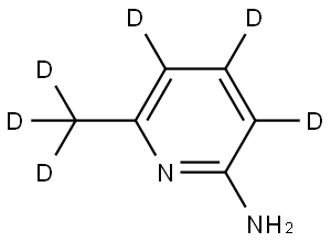 6-(methyl-d3)pyridin-3,4,5-d3-2-amine Struktur