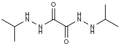 Ethanedioic acid, 1,2-bis[2-(1-methylethyl)hydrazide] Struktur