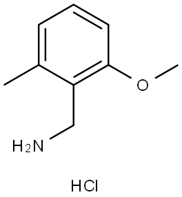 (2-METHOXY-6-METHYLPHENYL)METHANAMINE HYDROCHLORIDE Struktur