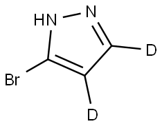 3-bromo-1H-pyrazole-4,5-d2 Struktur