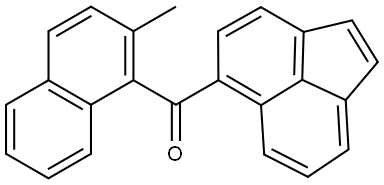 5-ACENAPHTHYLENYL(2-METHYL-1-NAPHTHYL)METHANONE Struktur