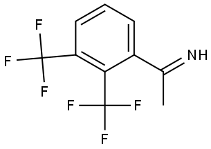 1-(2,3-bis(trifluoromethyl)phenyl)ethan-1-imine hydrochloride Struktur