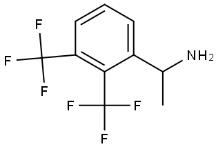 1-(2,3-bis(trifluoromethyl)phenyl)ethan-1-amine Struktur