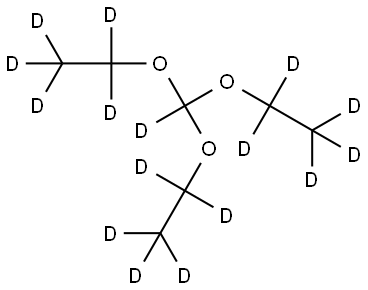 1-(bis(ethoxy-d5)methoxy-d)ethane-1,1,2,2,2-d5 Struktur