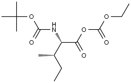 L-Isoleucine, N-[(1,1-dimethylethoxy)carbonyl]-, anhydride with ethyl hydrogen carbonate (9CI)