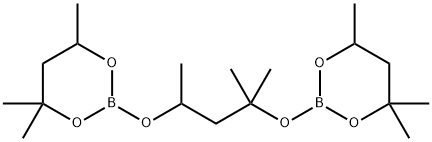 TRIHEXYLENE GLYCOL BIBORATE Struktur