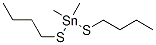 Dimethyldi(butylthio) tin(IV) Struktur