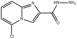 5-Chloroimidazo[1,2-a]pyridine-2-carbohylic acid hydrazide Struktur