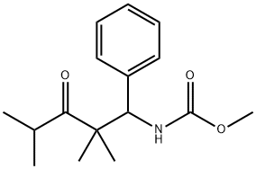 Methyl (2,2,4-triMethyl-3-oxo-1-phenylpentyl)carbaMate Struktur