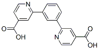 1,3-Bis(4-carboxypyridin-2-yl)benzene Struktur