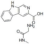 glycinamide-beta-carboline-3-carboxylate methyl ester Struktur