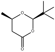 (2R,6R)-2-TERT-BUTYL-6-METHYL-1,3-DIOXAN-4-ONE Struktur