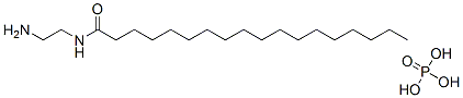 N-(2-aminoethyl)stearamide phosphate Struktur