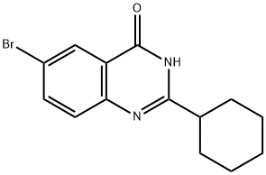 6-Bromo-2-cyclohexylquinazolin-4(3H)-one Struktur