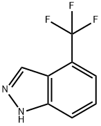 4-(Trifluoromethyl)-1H-indazole Struktur