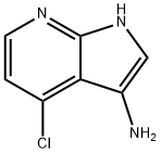 3-AMINO-4-CHLORO-7-AZAINDOLE Struktur