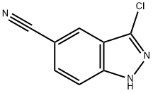 3-chloro-1H-indazole-5-carbonitrile Struktur