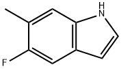 5-FLUORO-6-METHYL-1H-INDOLE Struktur