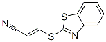 Acrylonitrile, 3-(2-benzothiazolylthio)- (7CI,8CI) Struktur