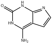 2H-Pyrrolo[2,3-d]pyrimidin-2-one, 4-amino-1,7-dihydro- (9CI) Struktur