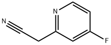 2-(4-fluoropyridin-2-yl)acetonitrile Struktur