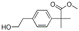 4-(2-Hydroxyethyl)-alpha,alpha-diMethylphenyl-acetic acid Methyl ester Struktur