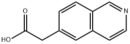 2-(isoquinolin-6-yl)acetic acid Struktur