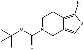 tert-butyl 1-bromo-6,7-dihydrothieno[3,4-c]pyridine-5(4H)-carboxylate
 Struktur