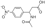 3-(ACETYLAMINO)-3-(4-NITROPHENYL)PROPANOIC ACID Struktur