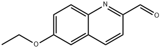 2-Quinolinecarboxaldehyde,6-ethoxy-(9CI) Struktur