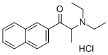 1-Propanone, 2-diethylamino-1-(2-naphthalenyl)-, hydrochloride Struktur