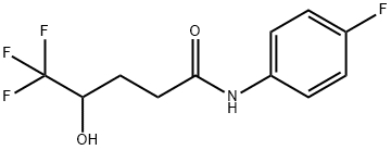 5,5,5-Trifluoro-N-(4-fluorophenyl)-4-hydroxypentanaMide Struktur