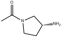 1-ACETYL-(3R)-3-PYRROLIDINAMINE Struktur