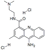 9-Amino-N-(2-(dimethylamino)ethyl)-2-methyl-4-acridinecarboxamide dihy drochloride Struktur