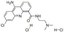 9-Amino-6-chloro-N-(2-(dimethylamino)ethyl)-4-acridinecarboxamide dihy drochloride Struktur