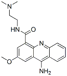 9-Amino-N-(2-(dimethylaino)ethyl)-2-methoxy-4-acridinecarboxamide Struktur