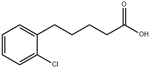 5-(2-chlor-phenyl)-valeriansaeure Struktur