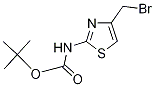 tert-butyl 4-(bromomethyl)-1,3-thiazol-2-ylcarbamate Struktur