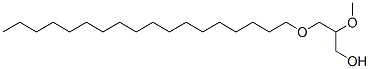 1-O-octadecyl-2-O-methylglycerol Struktur