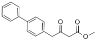 BETA-OXO-1,1'-BIPHENYL-4-BUTANOIC ACID METHYL ESTER Struktur