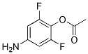 1-(4-Amino-2,6-difluoro-phenyl)-acetic acid Struktur