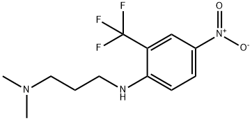 BenzenaMine, N-(3-(diMethylaMino)propyl)-4-nitro-2-(trifluoroMethyl)- Struktur