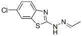 Acetaldehyde, (6-chloro-2-benzothiazolyl)hydrazone (9CI) Struktur