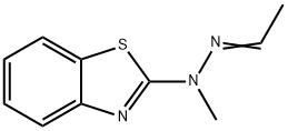 Acetaldehyde, 2-benzothiazolylmethylhydrazone (9CI) Struktur