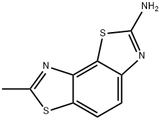 Benzo[1,2-d:3,4-d]bisthiazole, 2-amino-7-methyl- (7CI,8CI) Struktur